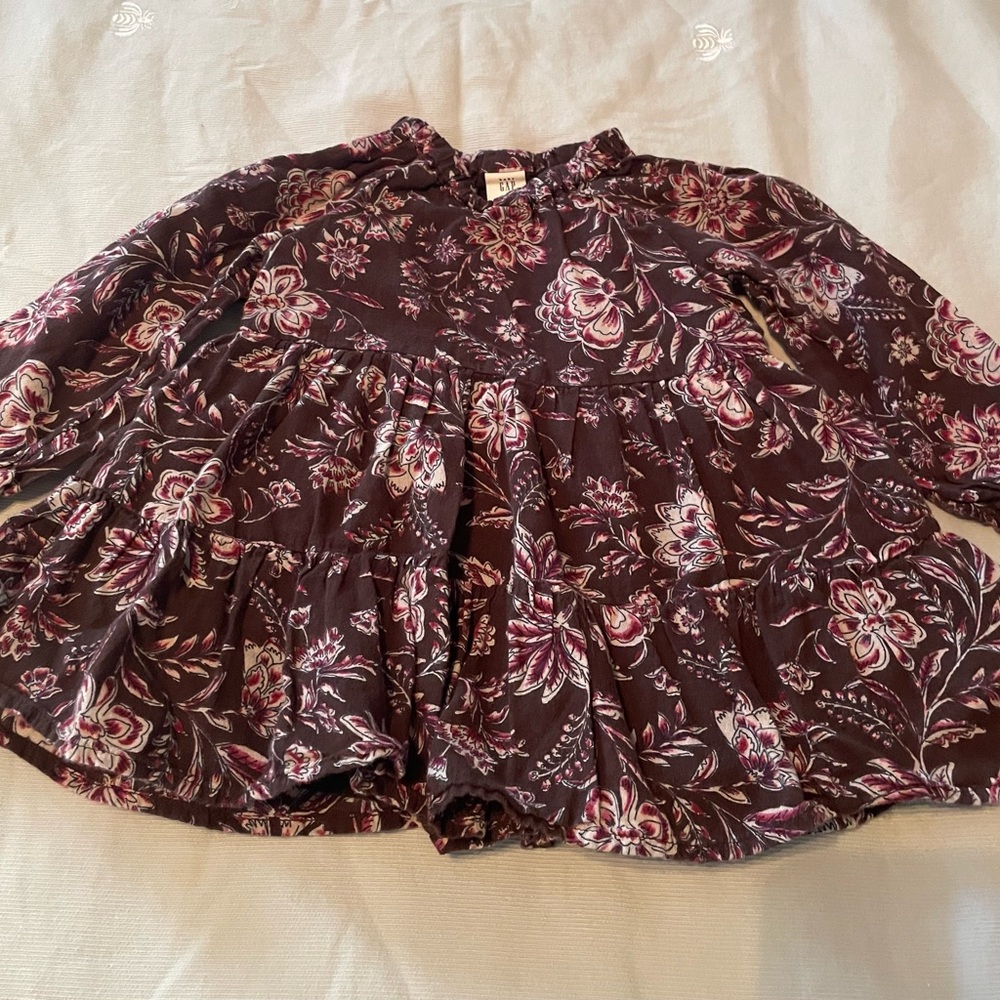 GAP Floral Brown Kids Blouse